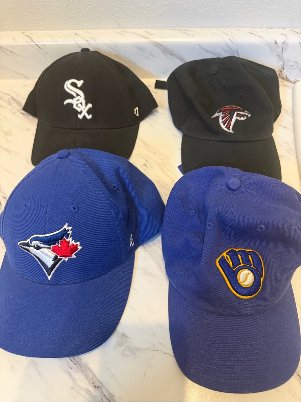 Baseball Caps - set of 4